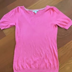 Banana Republic Short Sleeve Silk Blend Knit Lightweight Sweater Top Medium